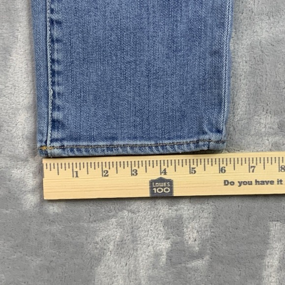 Vintage American Eagle Artist Jeans Womens 8 Low Rise Bootcut Distressed - Picture 13 of 16